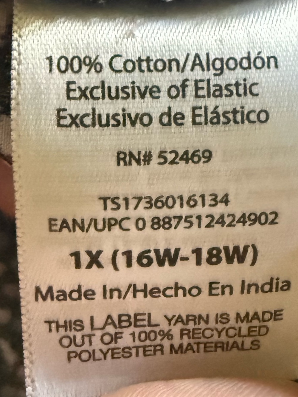 Terra & Sky 1X 100% cotton dress EUC - Picture 4 of 5